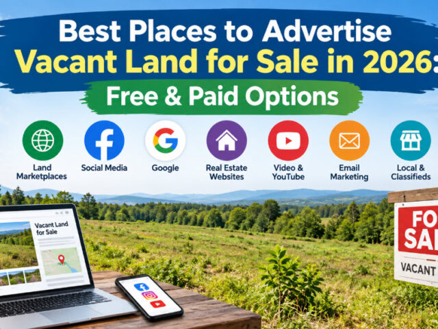 Best Places to Advertise Vacant Land for Sale in 2026: Free & Paid Options