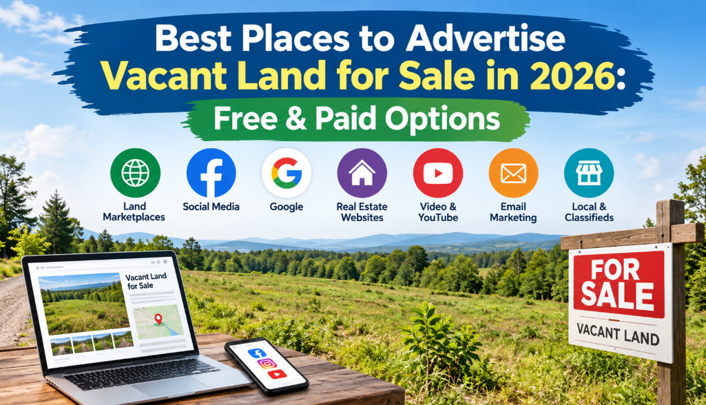 Best Places to Advertise Vacant Land for Sale in 2026: Free & Paid Options